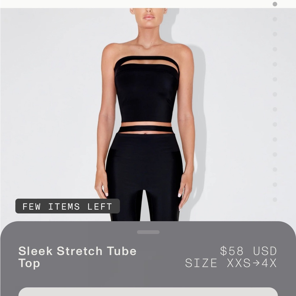 Khy sleen stretch tube top.